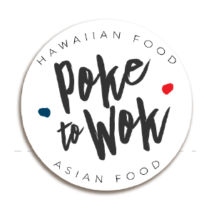 Logo do restaurante Poke to Wok - Cliente da Stelblanc Engenharia