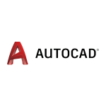 Logotipo do AutoCAD utilizado para projetos técnicos na Stelblanc.