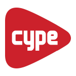 Logotipo do software CypeCAD para cálculo de estruturas metálicas.