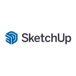 Logotipo do software SketchUp usado para cálculo estrutural na Stelblanc